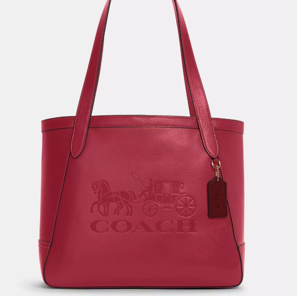 Coach Leather Horse and Carriage Tote